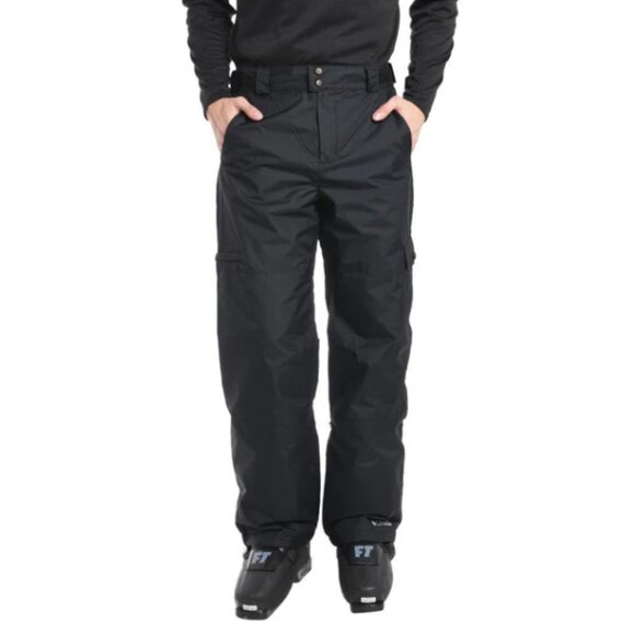 Columbia Men's size M Snow Gun Insulated Waterproof Ski Pants Black 1462951 - Picture 1 of 15